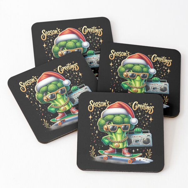 Item preview, Vegan christmas seasons greetings designed and sold by ArtFeverShop.