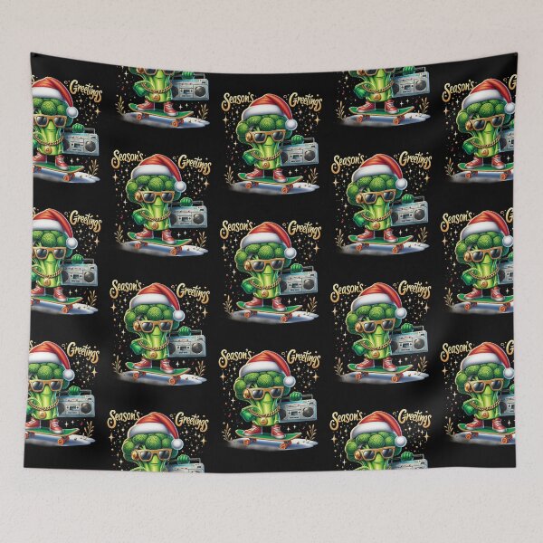 Item preview, Vegan christmas seasons greetings designed and sold by ArtFeverShop.