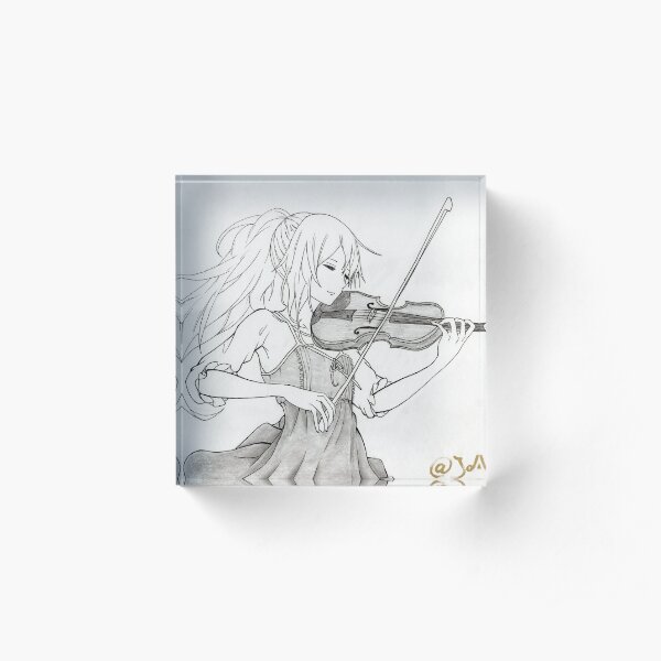 Your Lie in April Kaori Acrylic Block