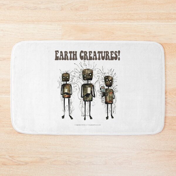 Item preview, Earth Creatures With Square Heads - For Light Backgrounds designed and sold by The Imagination Source™.