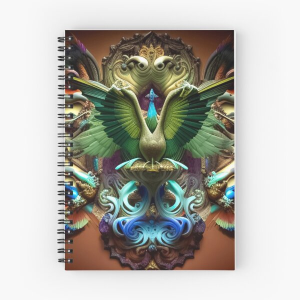 Item preview, Bird in the Abstract (Emperor’s Bird Remix-3D) designed and sold by ArtLynette.