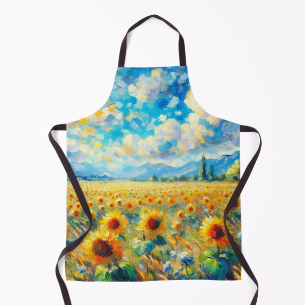 Item preview, Sunflower Valley - Flower Field Painting designed and sold by Star-Fragment.