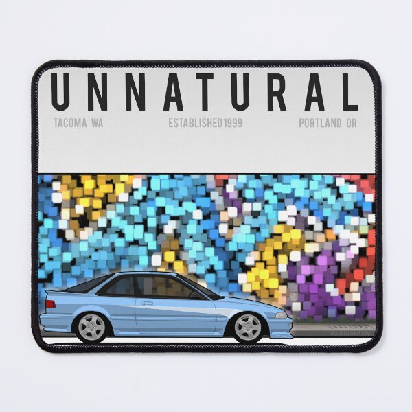 Item preview, Unnatural Car Club PNW: Blue Hatchback DA6 designed and sold by The Last Lugnut.
