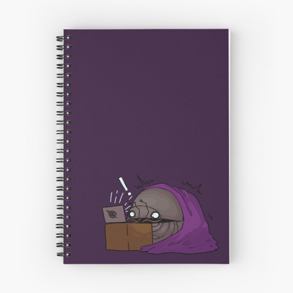 Item preview, Spooked Laptop Isopod designed and sold by IsopodAlchemist.
