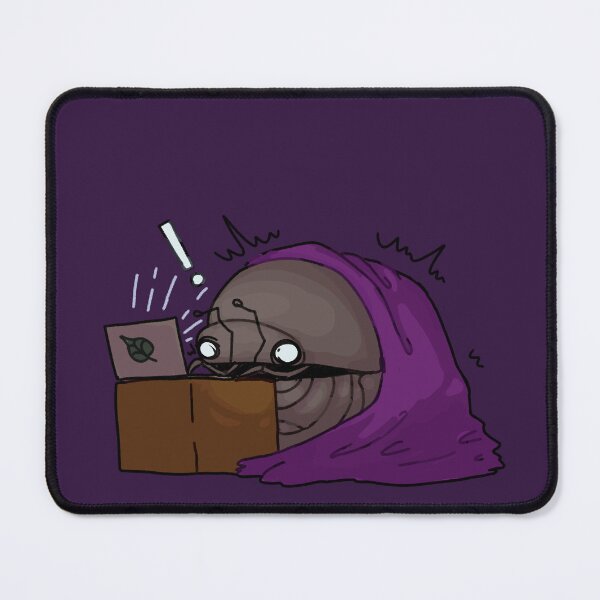 Item preview, Spooked Laptop Isopod designed and sold by IsopodAlchemist.