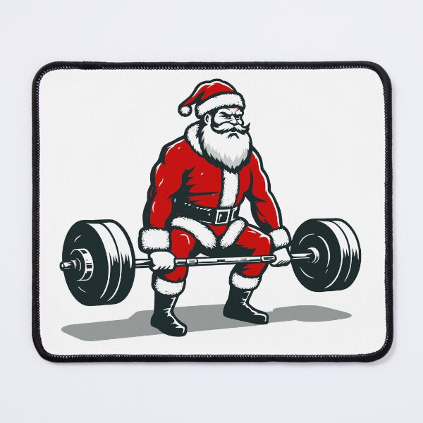 Item preview,  Santa Claus working out designed and sold by TomTeeShop01.