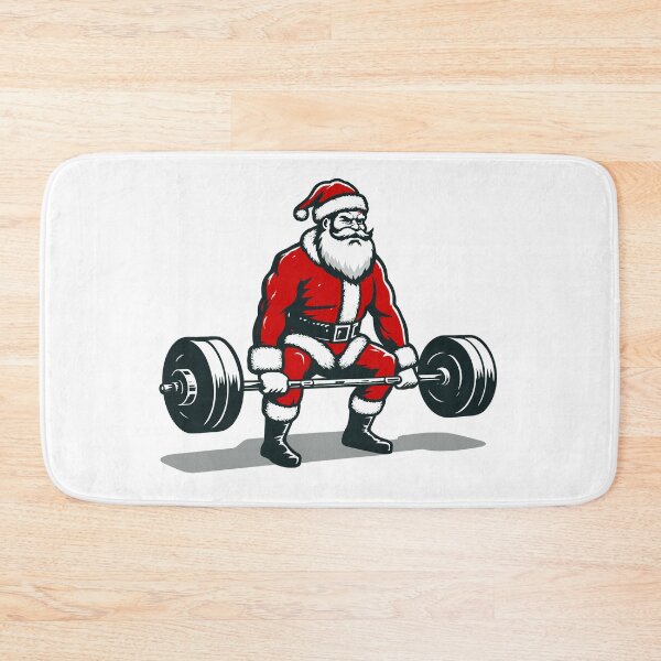 Item preview,  Santa Claus working out designed and sold by TomTeeShop01.