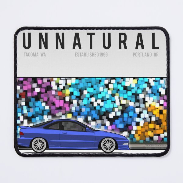 Item preview, Unnatural Car Club PNW: Supersonic Blue Hatchback DC2 designed and sold by The Last Lugnut.