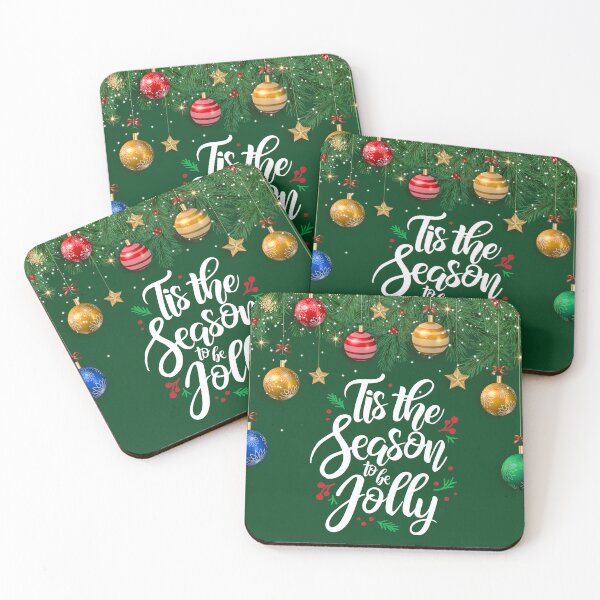 Item preview, Tis the Season to Be Jolly (Dark Green) designed and sold by TidyKitchenInc.