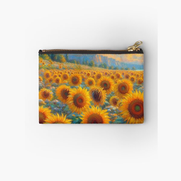 Item preview, Sunflowers on a Cloudy Day - Flower Field Painting designed and sold by Star-Fragment.