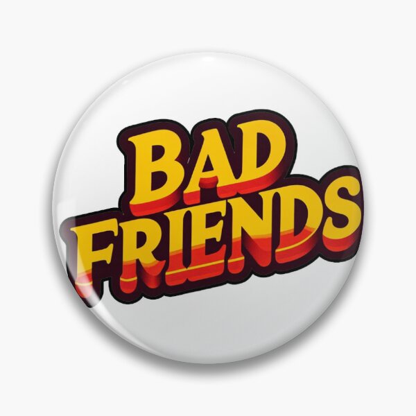 Item preview, Bad Friends Logo Text  designed and sold by mrzmb.