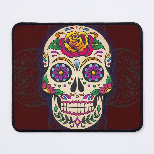 Item preview, Day of the Dead Skull and Rose designed and sold by PokyWoky.
