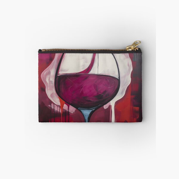 Item preview, Vivid Elegance- Anthropomorphic Playful Dance of Colors in Red Wine Delight designed and sold by OlfactoART Studio.