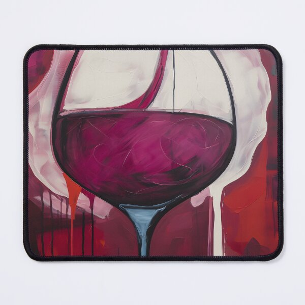 Item preview, Vivid Elegance- Anthropomorphic Playful Dance of Colors in Red Wine Delight designed and sold by OlfactoART Studio.
