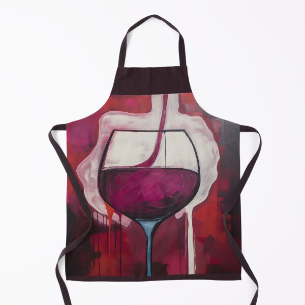 Item preview, Vivid Elegance- Anthropomorphic Playful Dance of Colors in Red Wine Delight designed and sold by OlfactoART Studio.