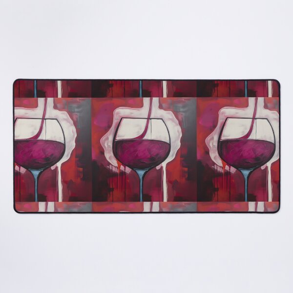 Item preview, Vivid Elegance- Anthropomorphic Playful Dance of Colors in Red Wine Delight designed and sold by OlfactoART Studio.