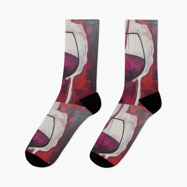 Item preview, Vivid Elegance- Anthropomorphic Playful Dance of Colors in Red Wine Delight designed and sold by OlfactoART Studio.