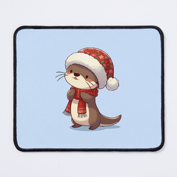 Item preview, Cute Christmas Otter designed and sold by KAI-Studio.
