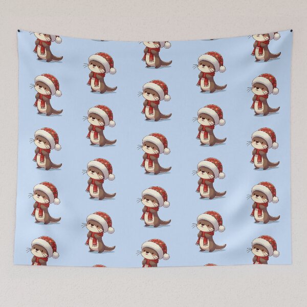Item preview, Cute Christmas Otter designed and sold by KAI-Studio.