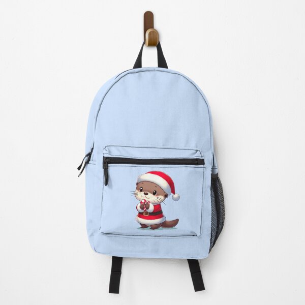 Item preview, Cute Christmas Otter Santa designed and sold by KAI-Studio.