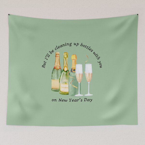 Item preview, New Year’s Day Lyrics  designed and sold by karma-style.
