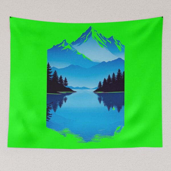 Item preview, the mountain's reflection in the sea designed and sold by upbay.