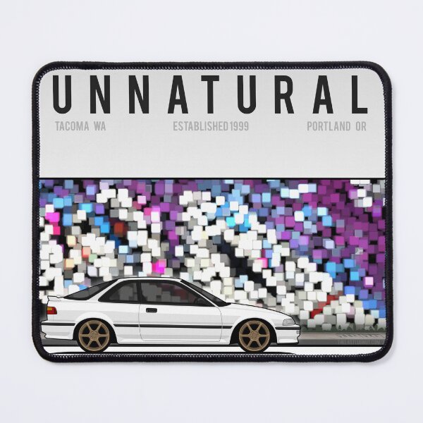 Item preview, Unnatural Car Club PNW: White Hatchback DA6 designed and sold by The Last Lugnut.