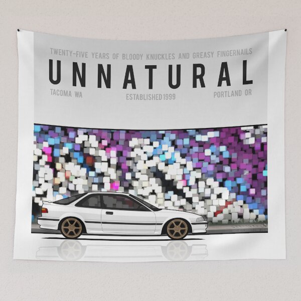 Item preview, Unnatural Car Club PNW: White Hatchback DA6 designed and sold by The Last Lugnut.