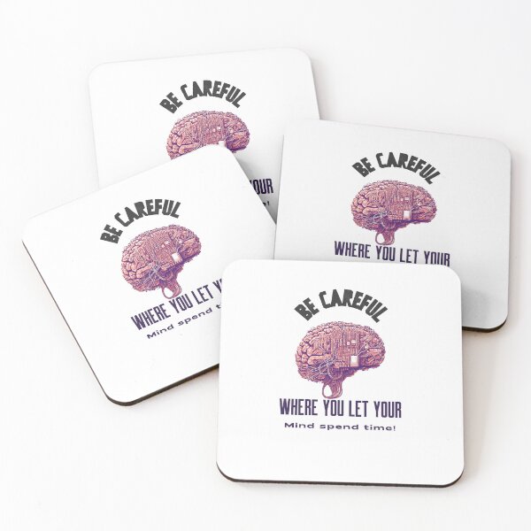 Item preview, Be careful where you let your mind spend time! designed and sold by WovenVelocity.