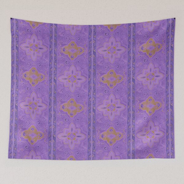 Item preview, Bohemian purple vertical stripes  designed and sold by MoisOneOffs.