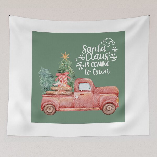 Item preview, Santa Claus is Coming to Town! designed and sold by TidyKitchenInc.