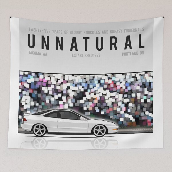 Item preview, Unnatural Car Club PNW: White Hatchback DC1 designed and sold by The Last Lugnut.