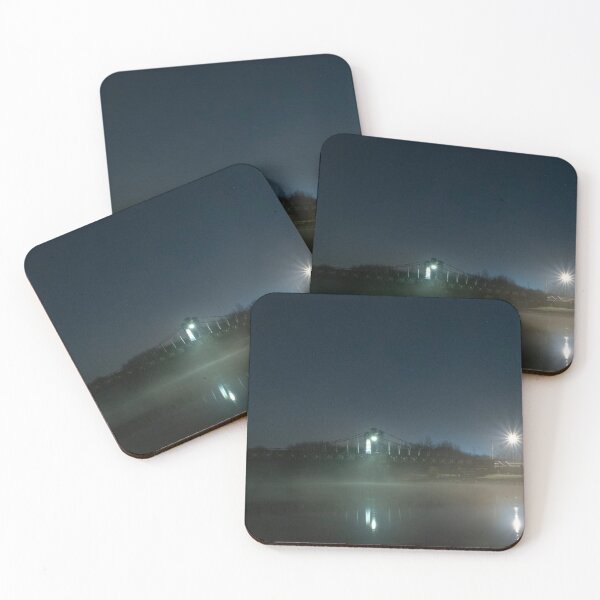 Item preview, Ferry Bridge night panoramic view designed and sold by wojciech-c.