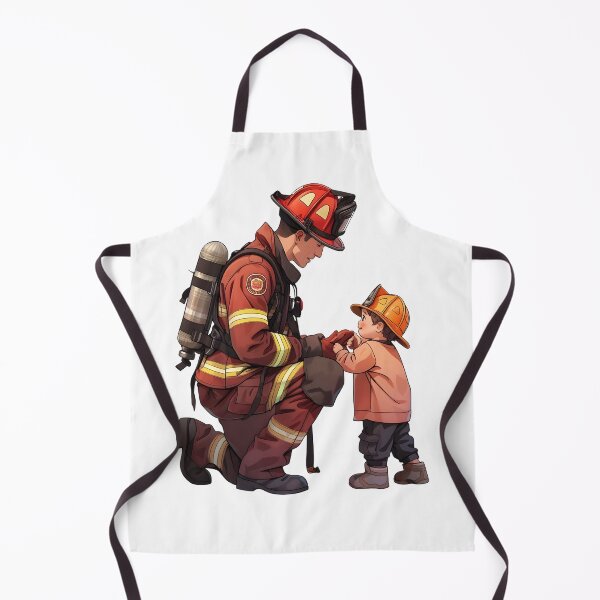 Item preview, Legacy of Valor - Firefighter and Child Bonding Moment Art designed and sold by NovaGenArt.