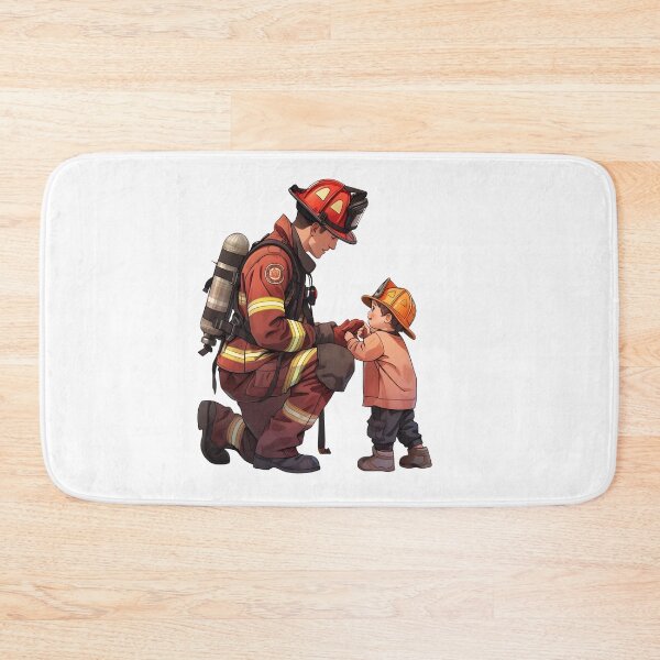 Item preview, Legacy of Valor - Firefighter and Child Bonding Moment Art designed and sold by NovaGenArt.