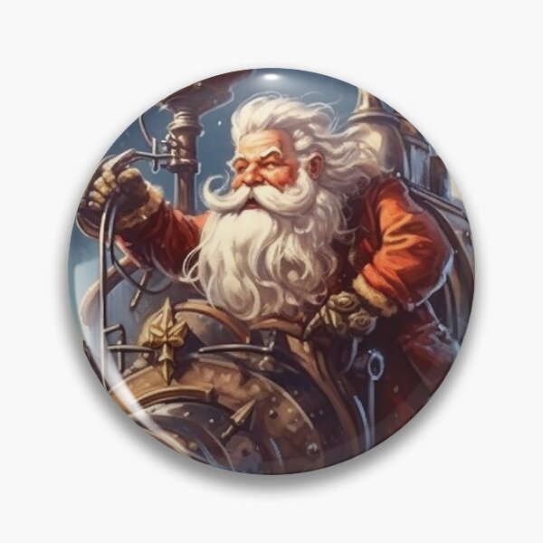 Item preview, Steam Powered Santa designed and sold by PyramidSchmear.
