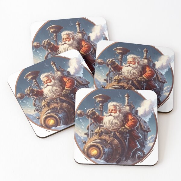 Item preview, Steam Powered Santa designed and sold by PyramidSchmear.