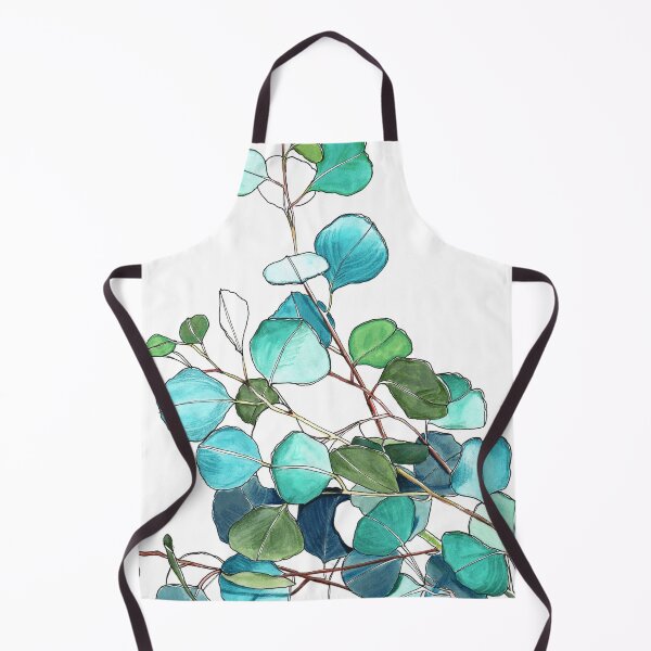 Item preview, Eucalyptus Mallee leaves green blue designed and sold by blueidesign.