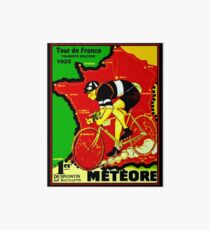 TOUR DE FRANCE; Vintage Cycle Racing Advertising Print Art Board
