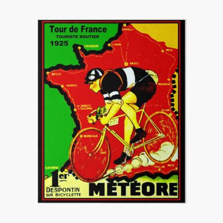 TOUR DE FRANCE; Vintage Cycle Racing Advertising Print Art Board Print