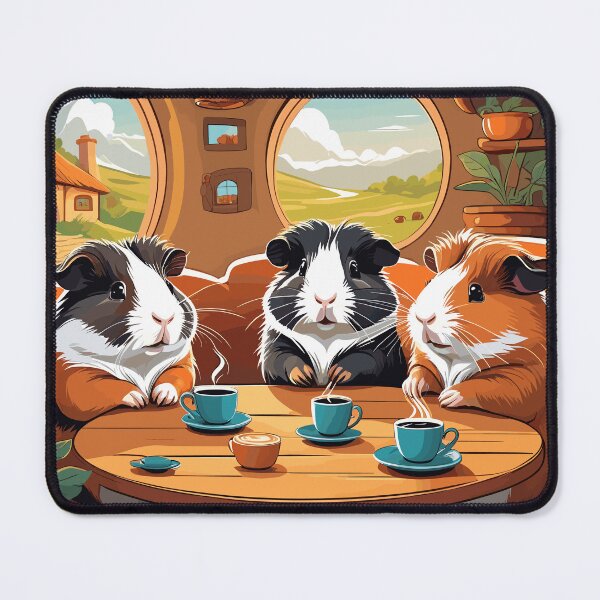 Item preview, Guinea Pigs and Coffee Artwork designed and sold by WildlifeInc.