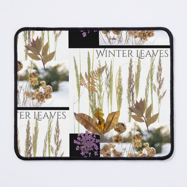Item preview, Winter Dried Leaves & Stems Photo Montage Design designed and sold by EarthArtDesigns.