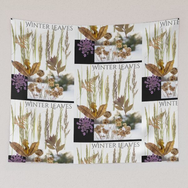 Item preview, Winter Dried Leaves & Stems Photo Montage Design designed and sold by EarthArtDesigns.