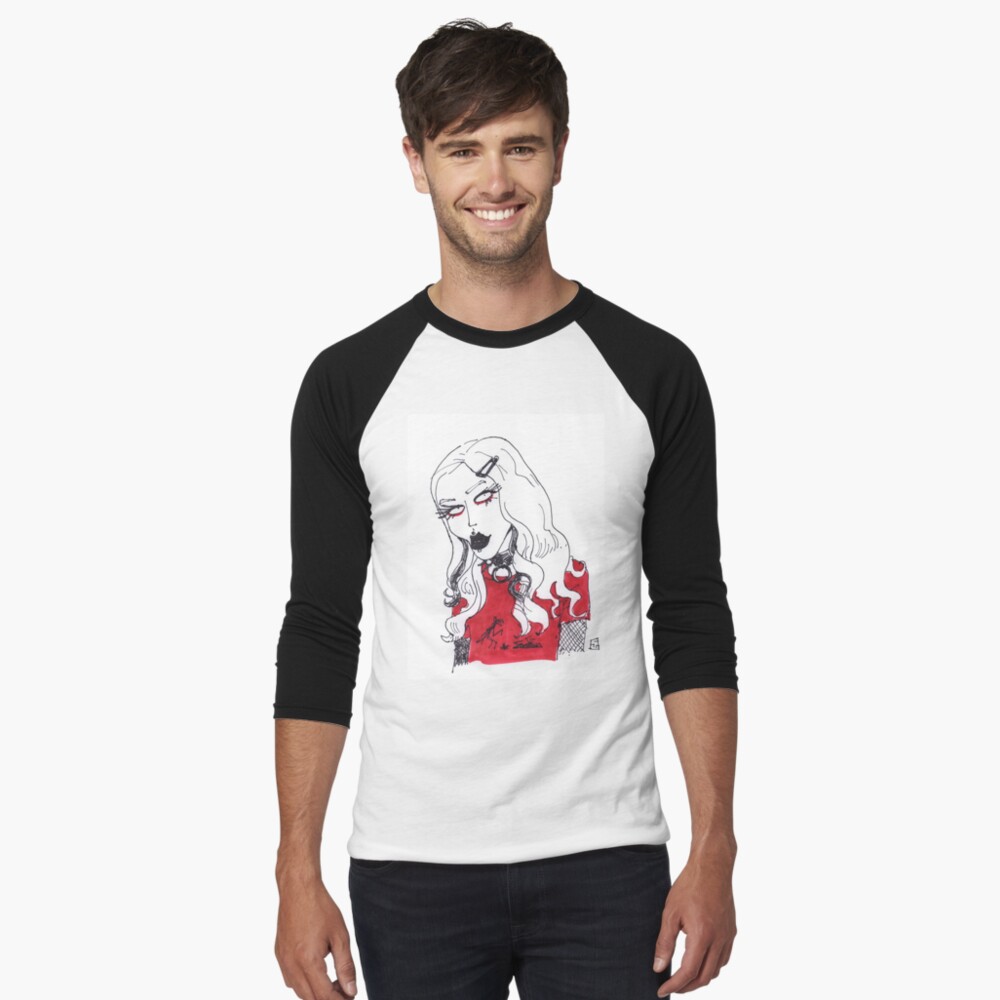 Item preview, Baseball ¾ Sleeve T-Shirt designed and sold by MrChuckles.