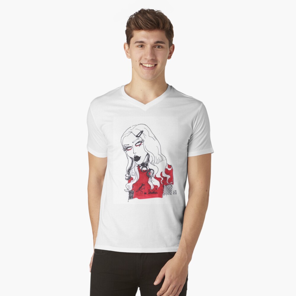 Item preview, V-Neck T-Shirt designed and sold by MrChuckles.