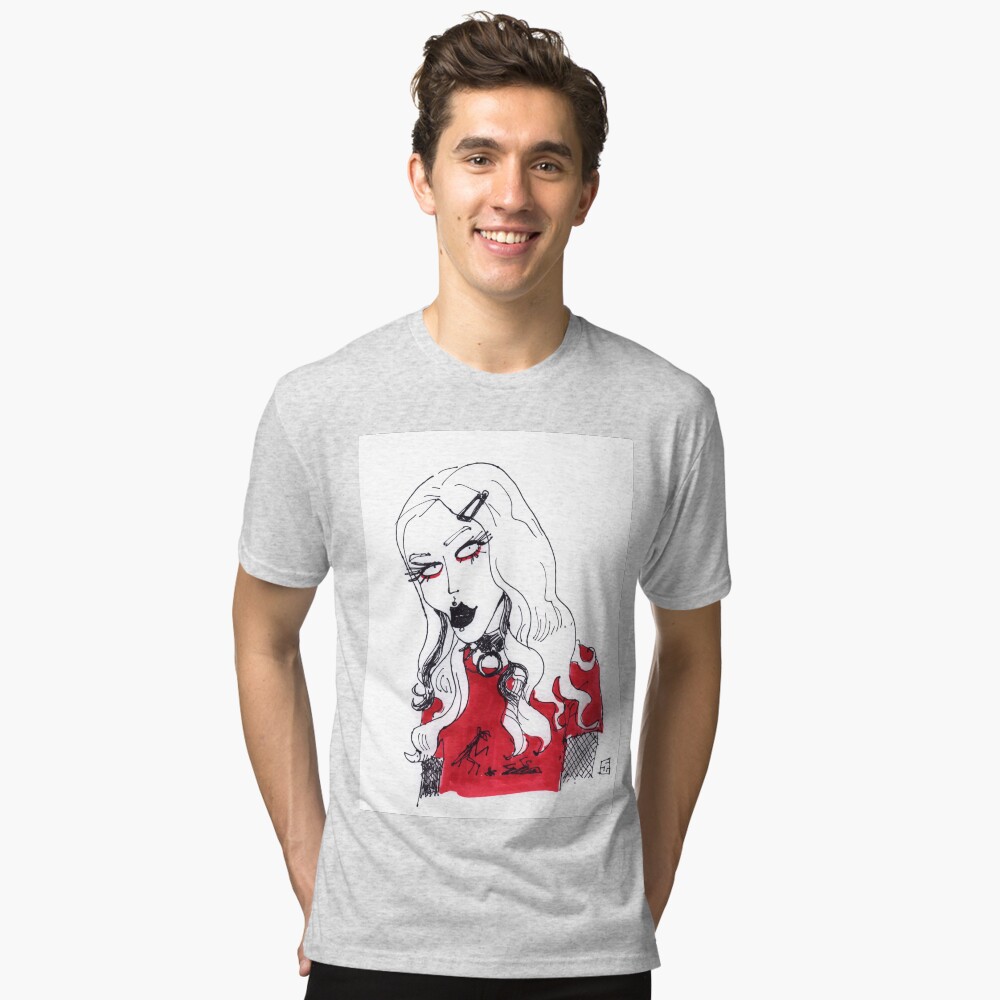 Item preview, Tri-blend T-Shirt designed and sold by MrChuckles.