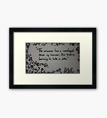 Universal Humour Framed Print