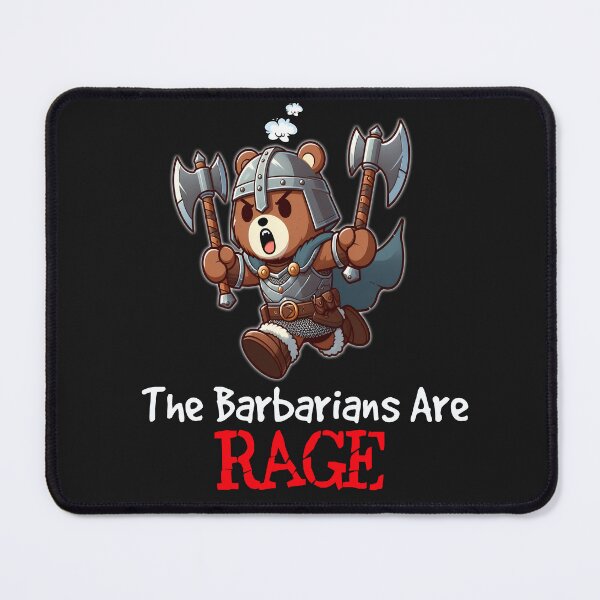 Item preview, The Barbarians Are Rage Cute Kawaii designed and sold by TeddybearClub.
