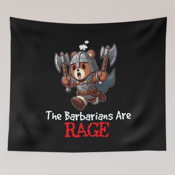 Item preview, The Barbarians Are Rage Cute Kawaii  designed and sold by TeddybearClub.