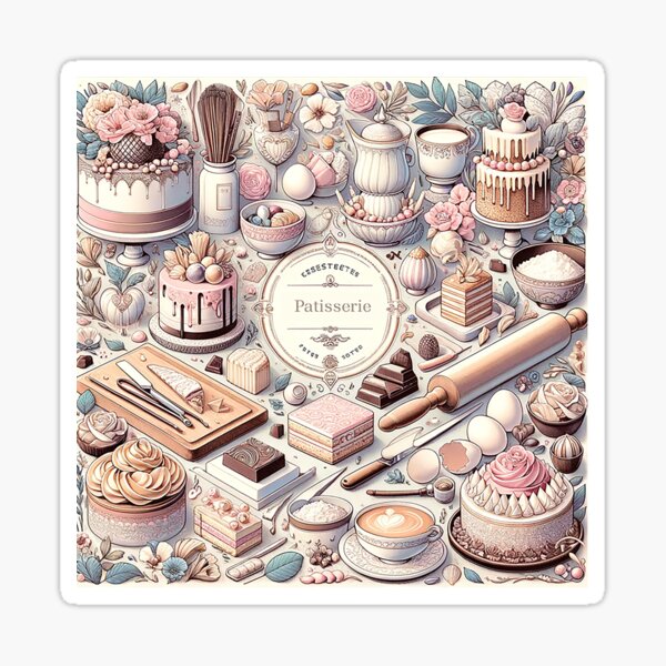 Item preview, Patisserie Theme designed and sold by CBMStore.